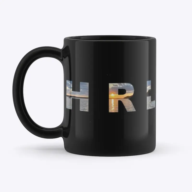 HRL  black coffee cup