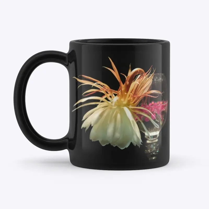 Midnight blooming cereus coffee mug